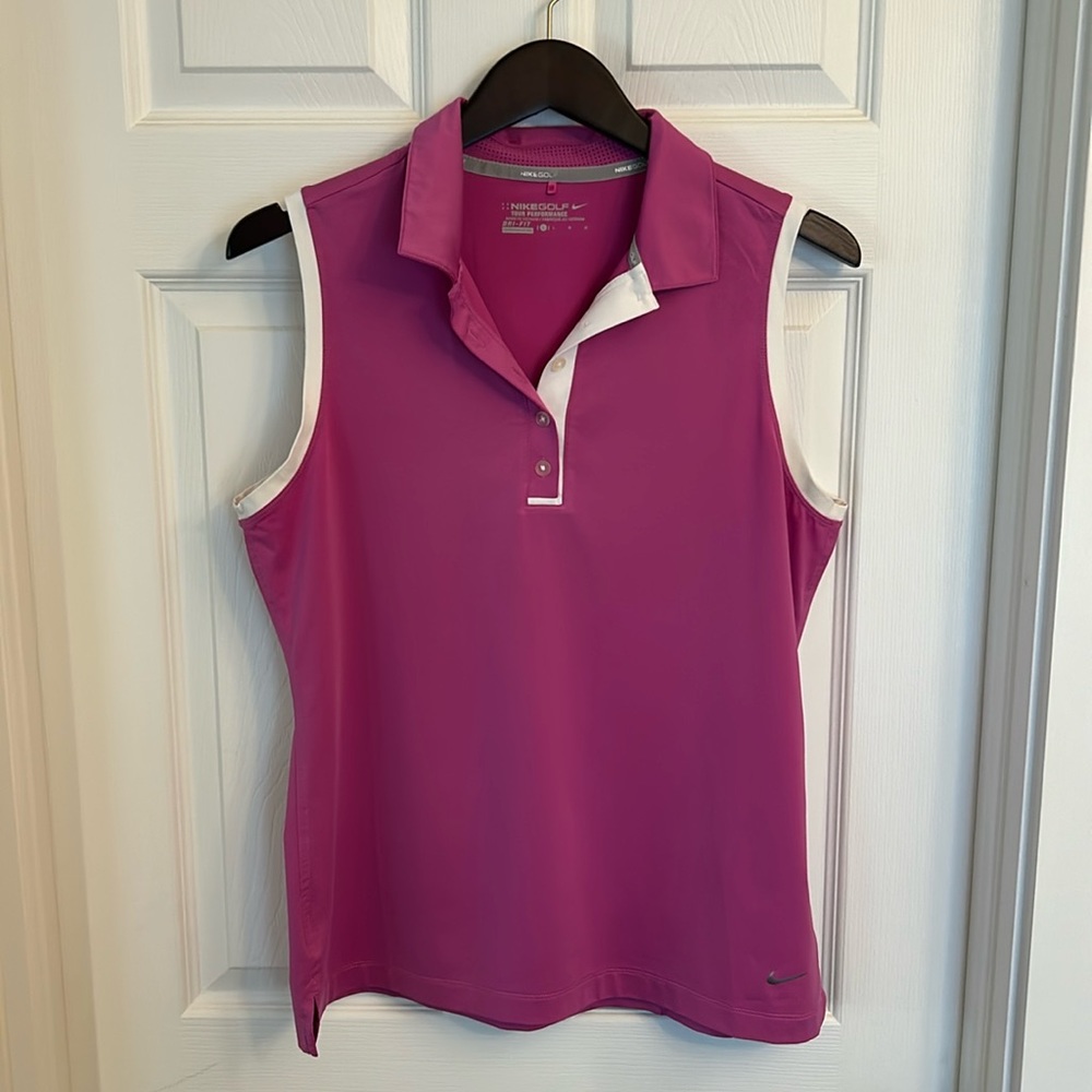 Nike Golf Dri Fit Tour Performance Sleeveless Top